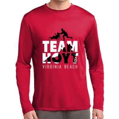 Long Sleeve PosiCharge ® Competitor™ Tee Red Thumbnail