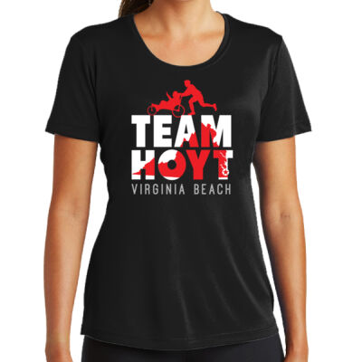 Ladies PosiCharge® Competitor™ Tee Black Thumbnail