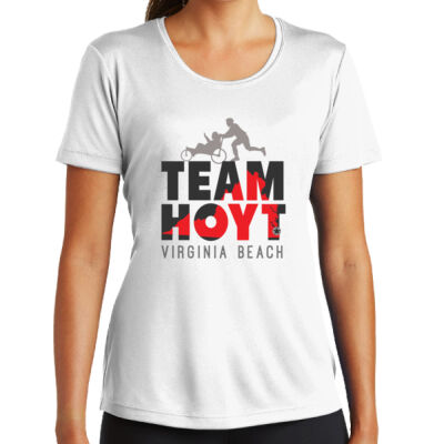 Ladies PosiCharge® Competitor™ Tee - White Thumbnail